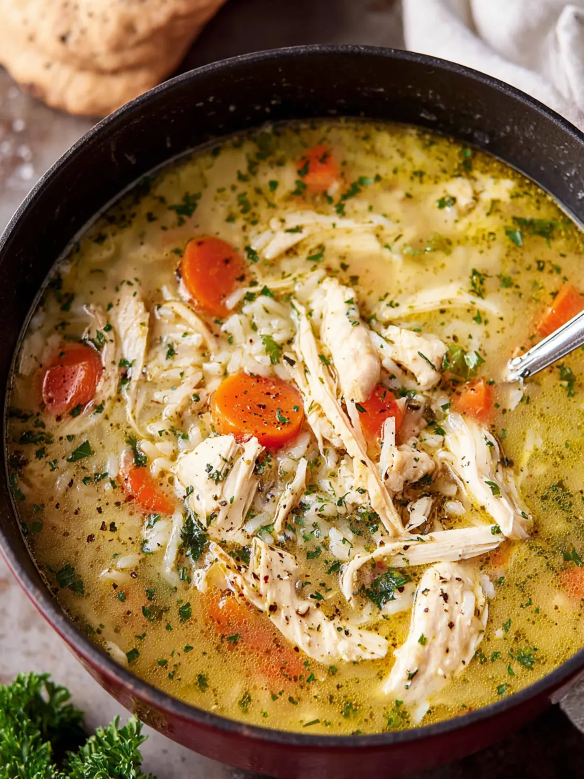 Chicken and Rice Soup First Image