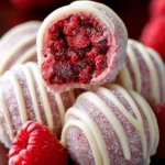 White Chocolate Raspberry Truffles First Image