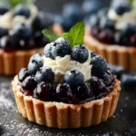 Blueberry Cream Cheese Tartlets First Image