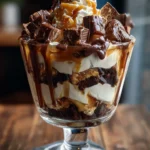 Caramel Cheesecake Brownie Trifle – Easy Layered Dessert Recipe First Image
