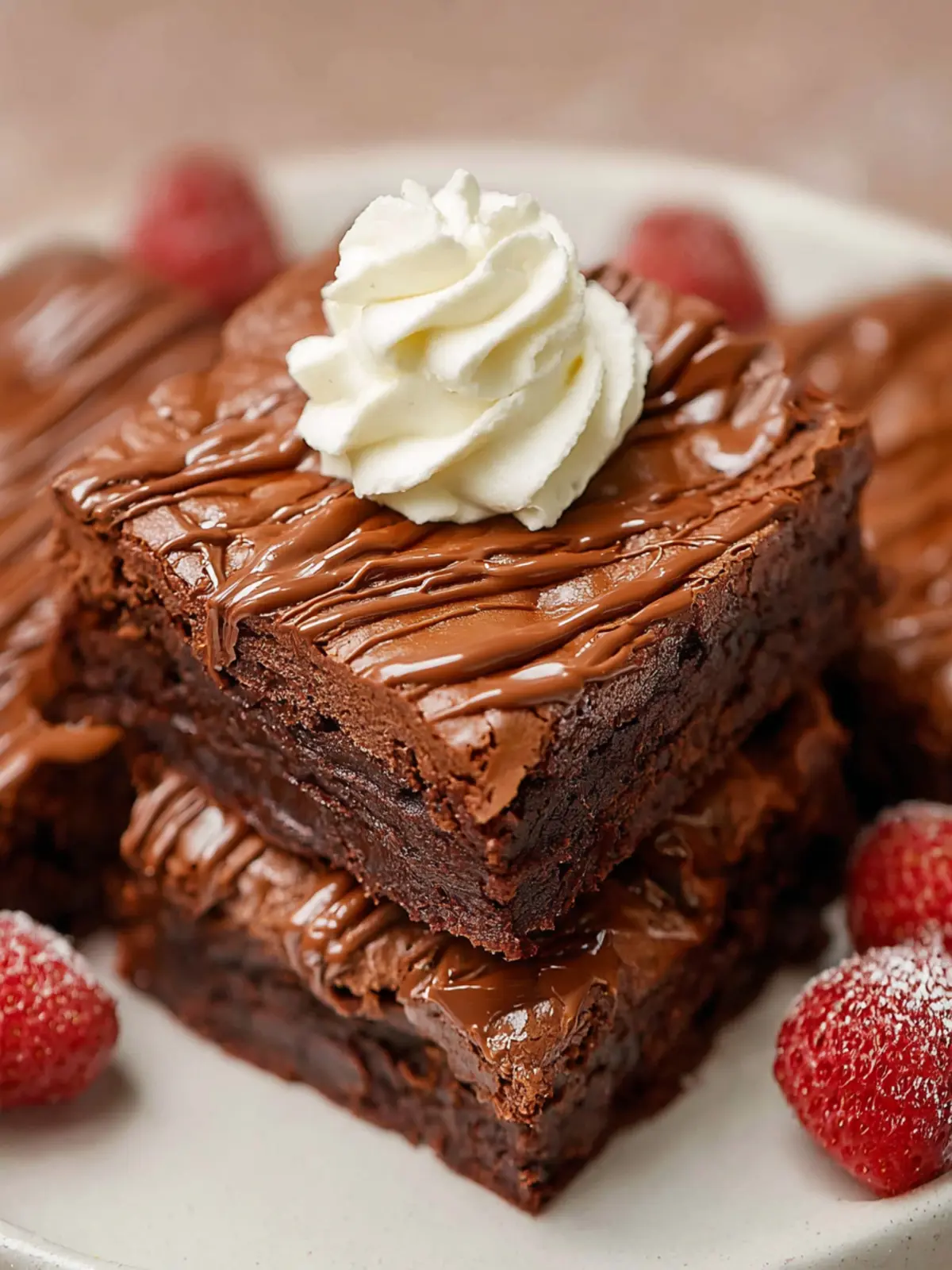 Easy & Cute Christmas Brownies First Image