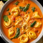 Creamy Tomato Tortellini Soup First Image