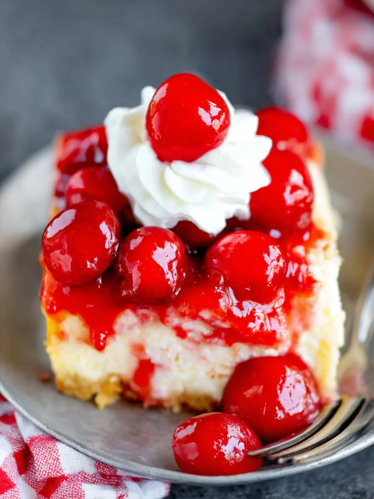 Easy Cherry Cheesecake Dessert First Image