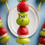 Grinch Fruit Kabobs First Image