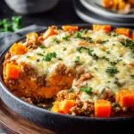 Cozy Ground Turkey Sweet Potato Bake Recipe for Dinner First Image