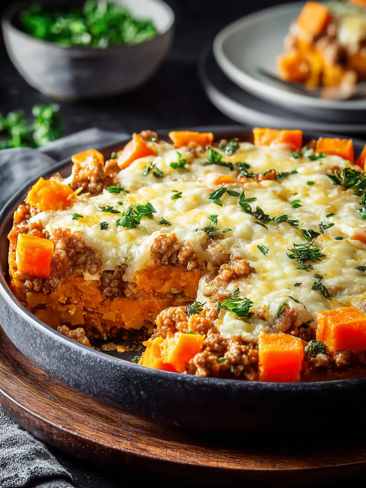 Cozy Ground Turkey Sweet Potato Bake Recipe for Dinner First Image