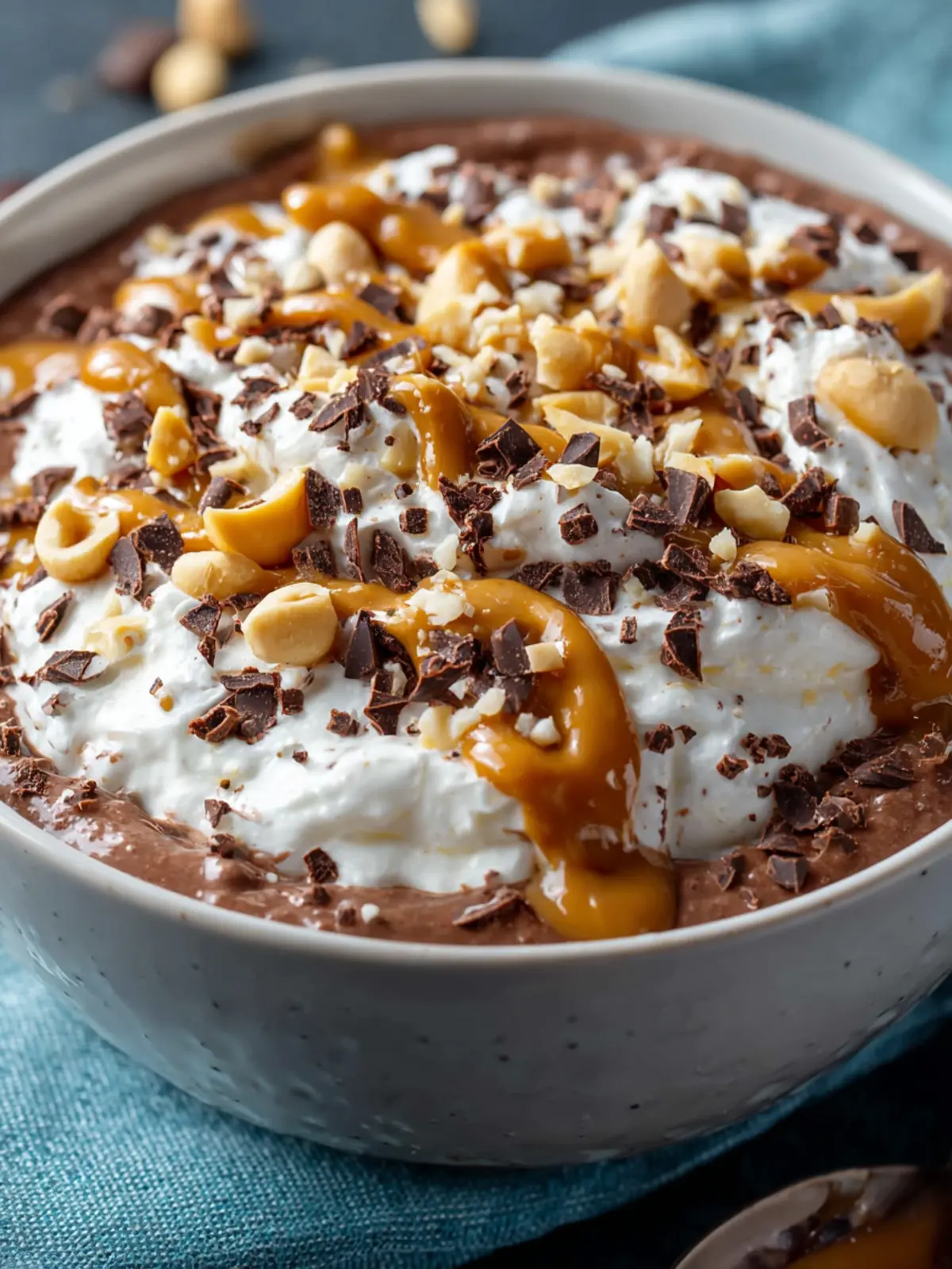 Decadent Chocolate Peanut Butter Cottage Cheese Bowl Recipe First Image