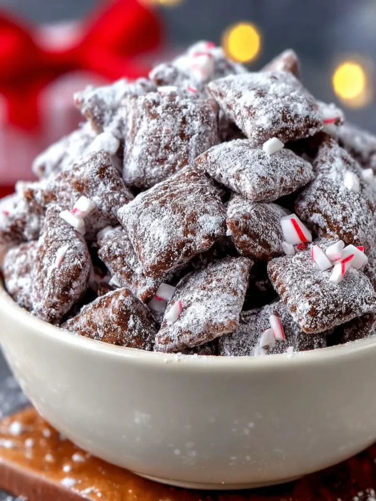 Chocolate-Peppermint Puppy Chow First Image