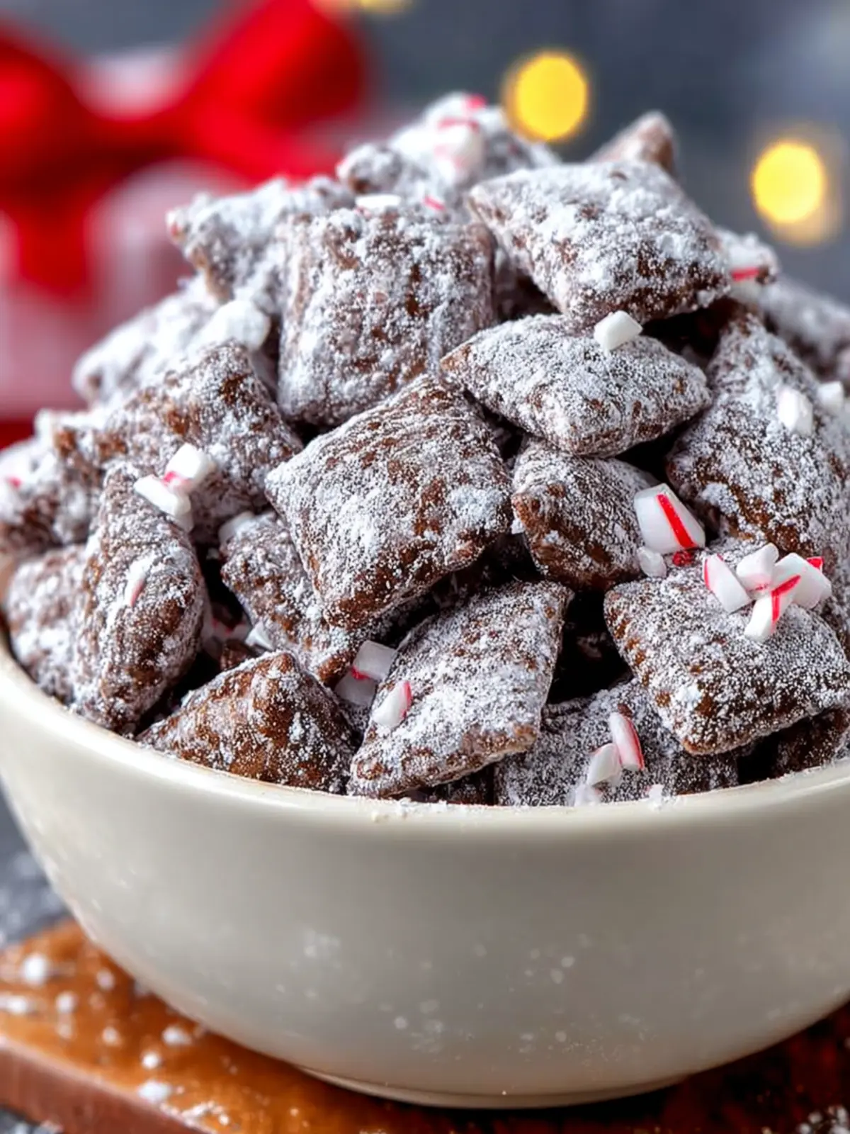Chocolate-Peppermint Puppy Chow First Image