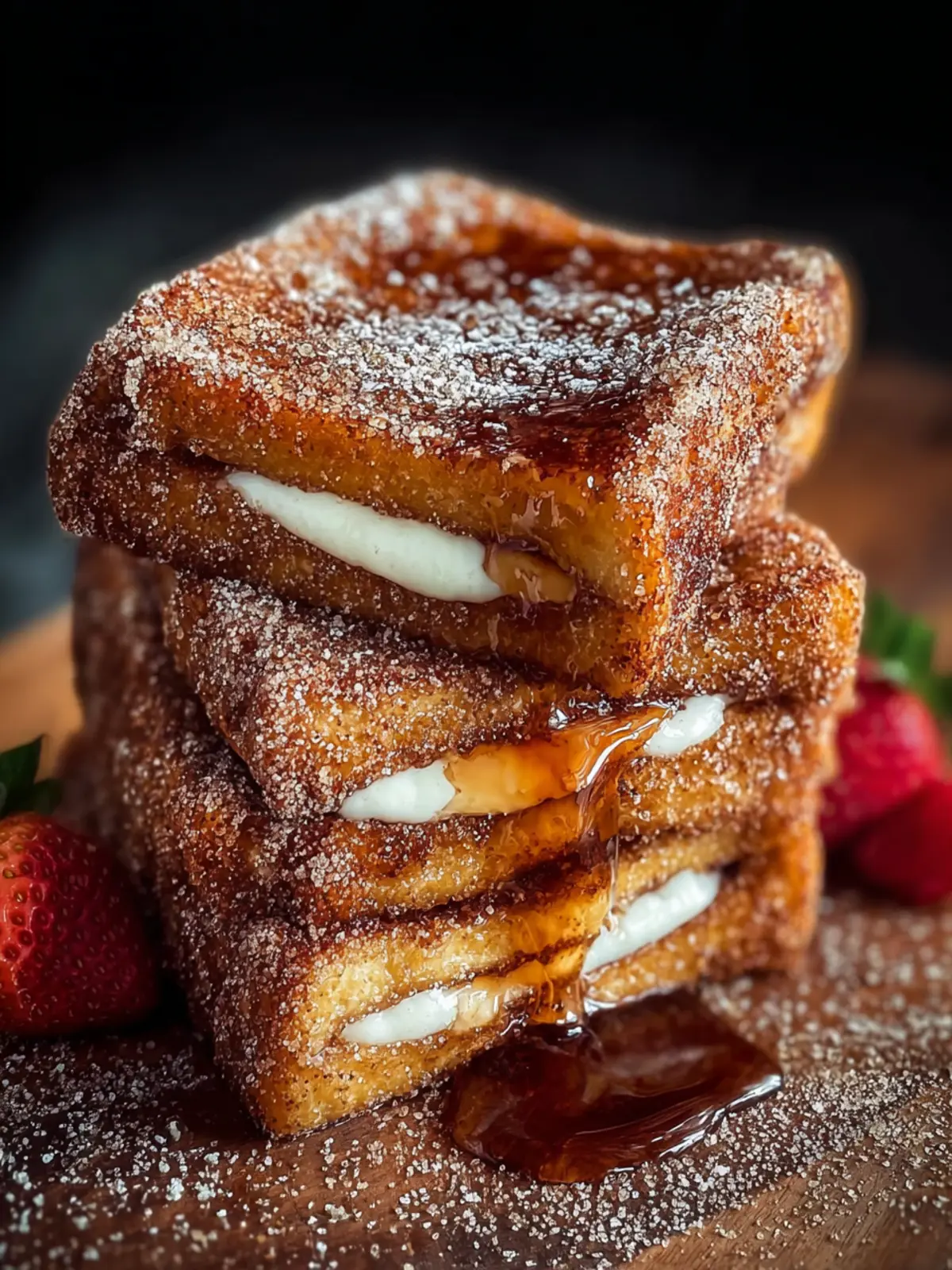Churro Stuffed French Toast with Cinnamon Sugar Recipe Awaits! First Image