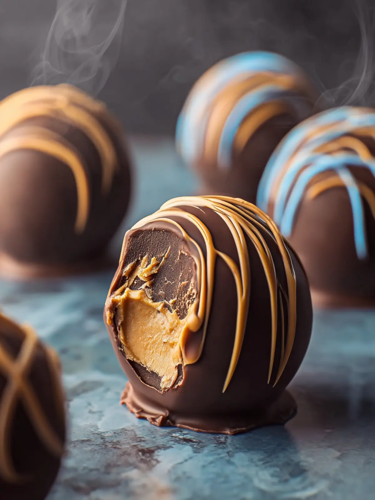 Chocolate Peanut Butter Truffles Recipe First Image