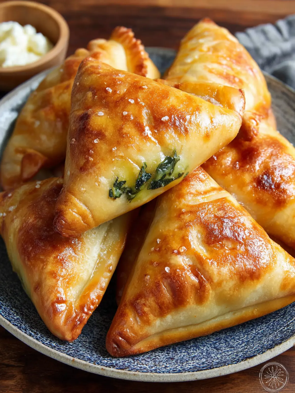 Spinach Fatayer (Hand Pies) First Image