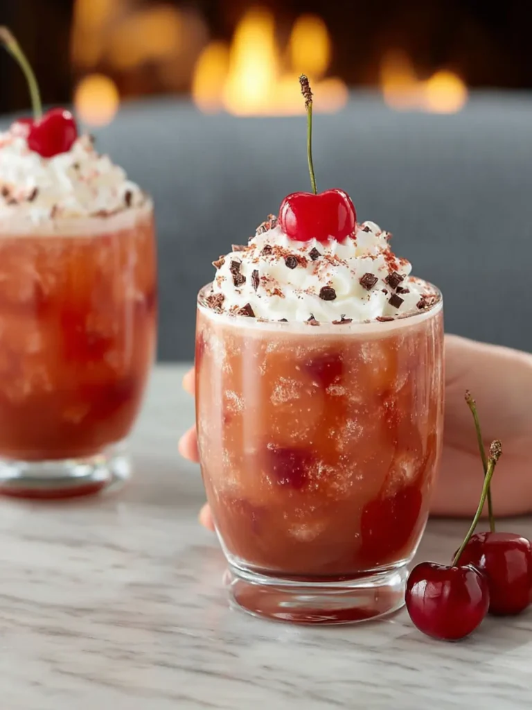 Cherry Bourbon Chocolate Cocktail: An Easy Decadent Drink First Image