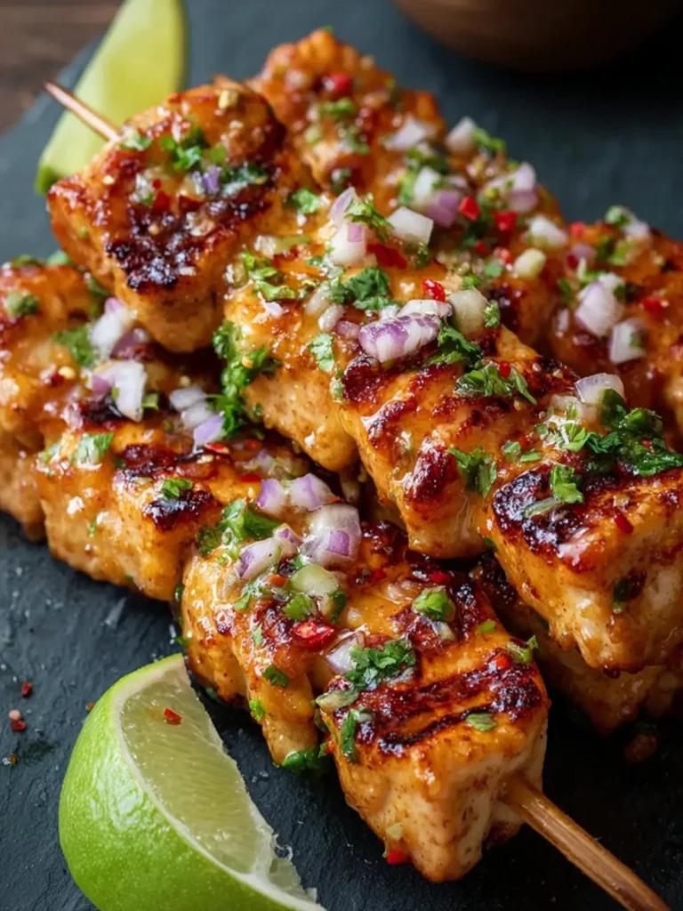 Bang Bang Chicken Skewers First Image