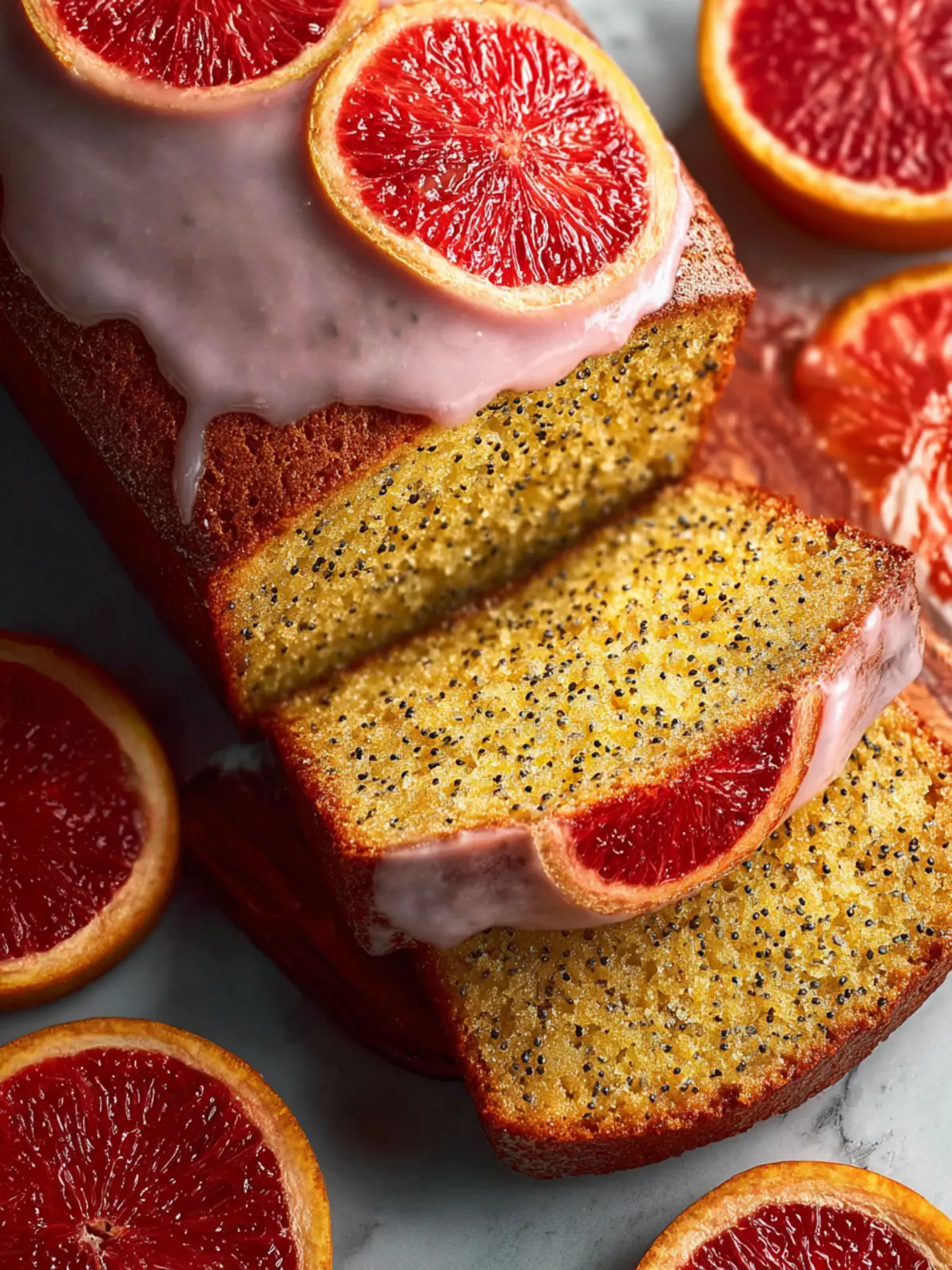 Blood Orange Poppy Seed Cake First Image