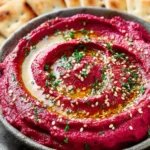 Irresistible Roasted Beet Hummus Platter Recipe First Image