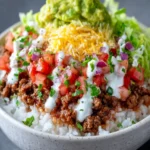 Easy Taco Rice Bowl First Image
