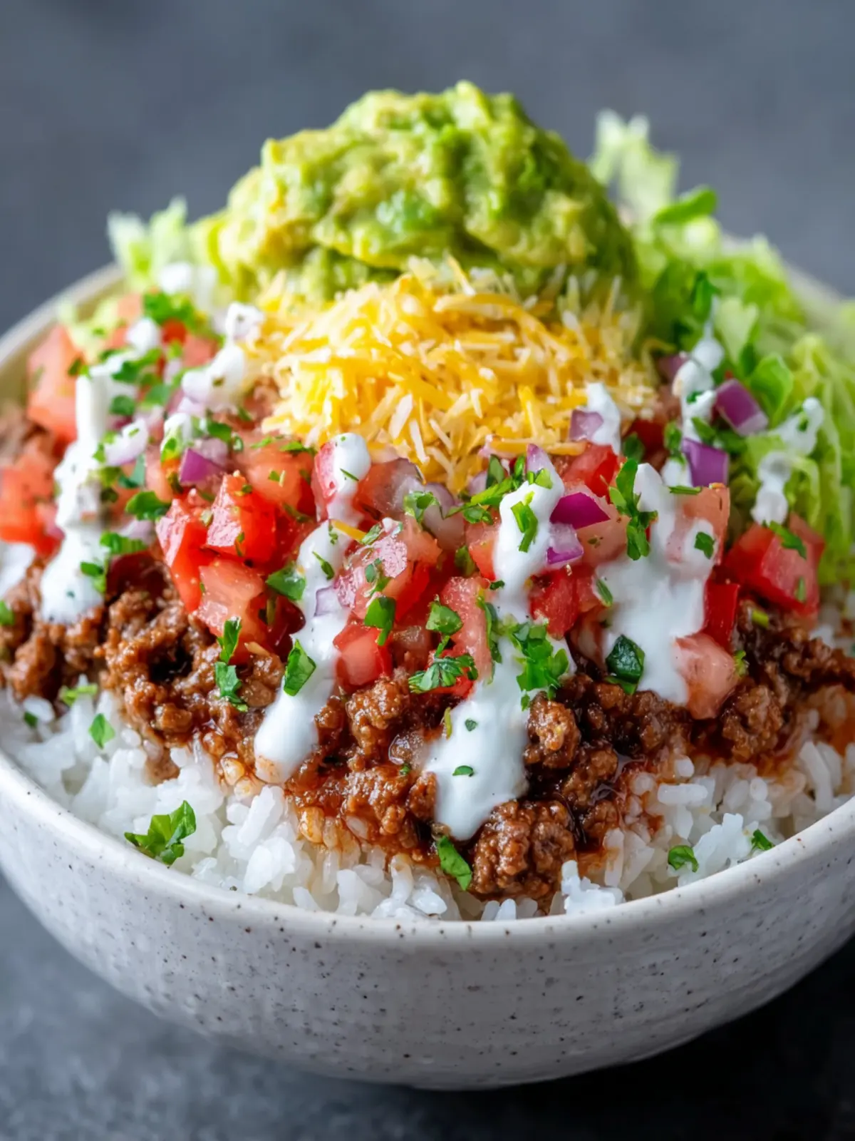 Easy Taco Rice Bowl First Image