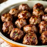 Baked Swedish Meatballs First Image