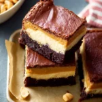 Peanut Butter Cheesecake Brownies First Image