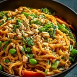 30-Minute One-Pot Peanut Noodle Stir Fry Recipe First Image