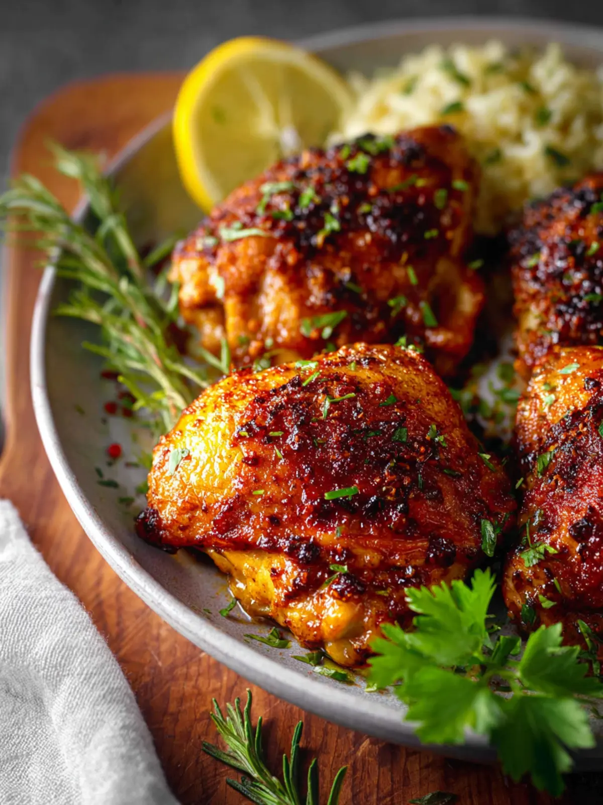 Baked Chicken Thighs First Image