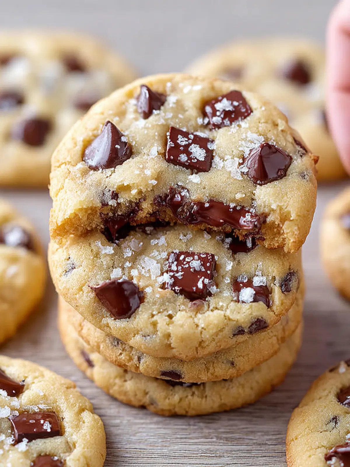Salted Chocolate Chip Cookies First Image