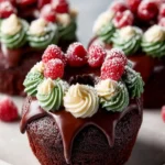 Easy Chocolate Wreath Cupcakes – A Festive Holiday Dessert Everyone Loves First Image