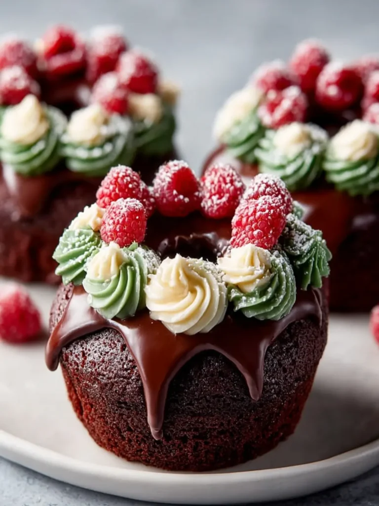 Easy Chocolate Wreath Cupcakes – A Festive Holiday Dessert Everyone Loves First Image