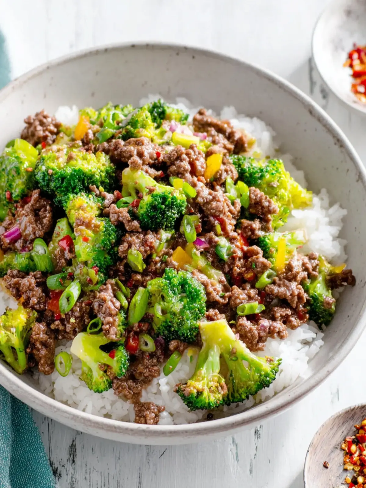 Ground Beef and Broccoli First Image