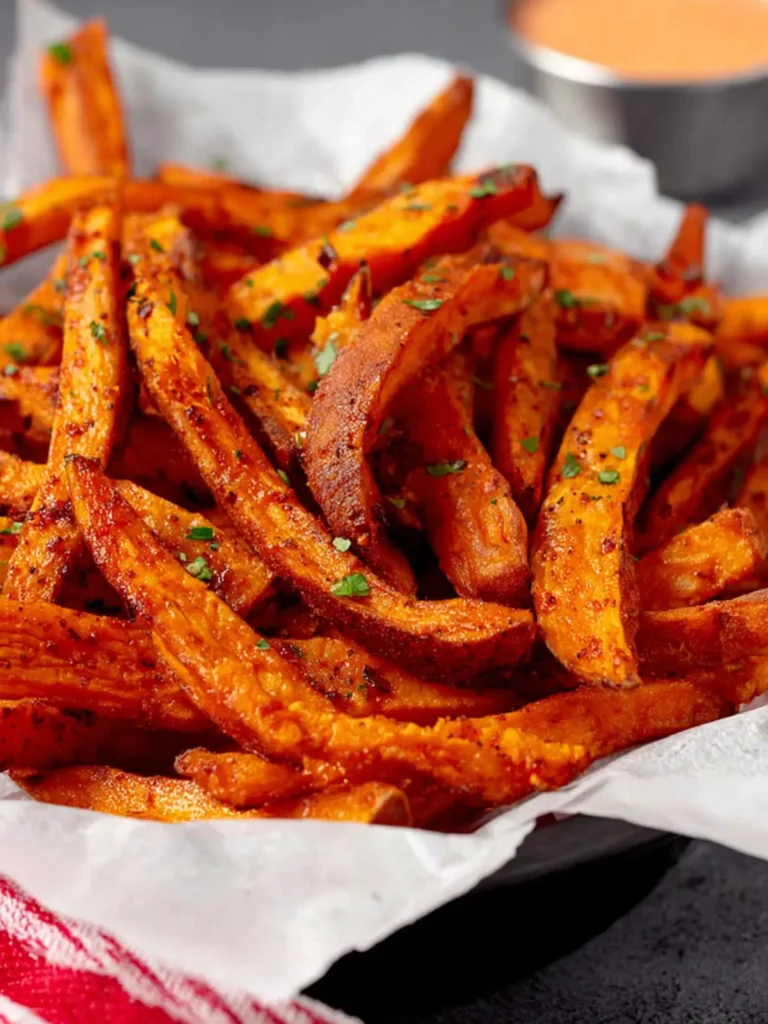 Air Fryer Crispy Sweet Potato Fries First Image