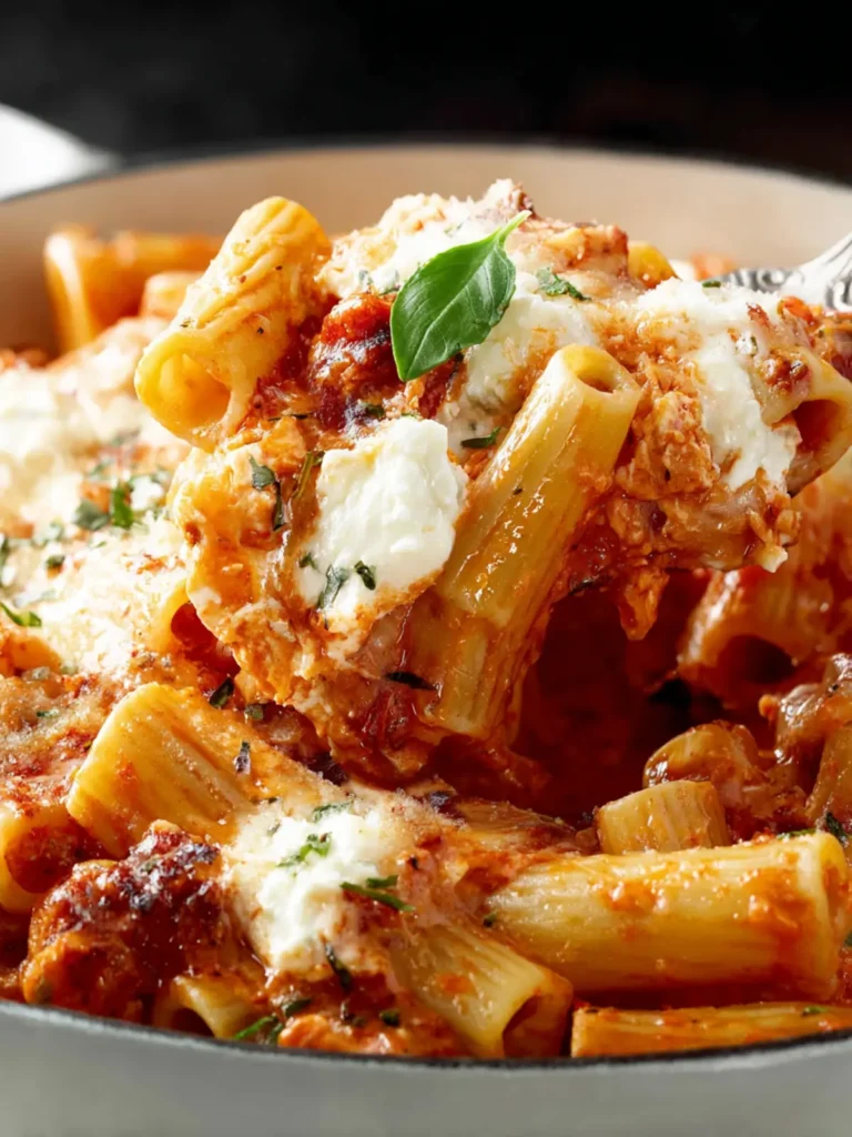 Baked Rigatoni with Ricotta First Image