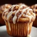 Cinnamon Roll Protein Muffins First Image