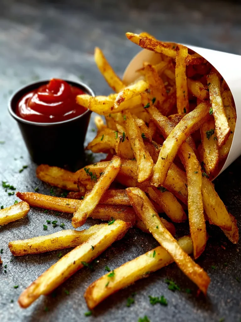 Easy Air Fryer Homemade Crispy French Fries First Image