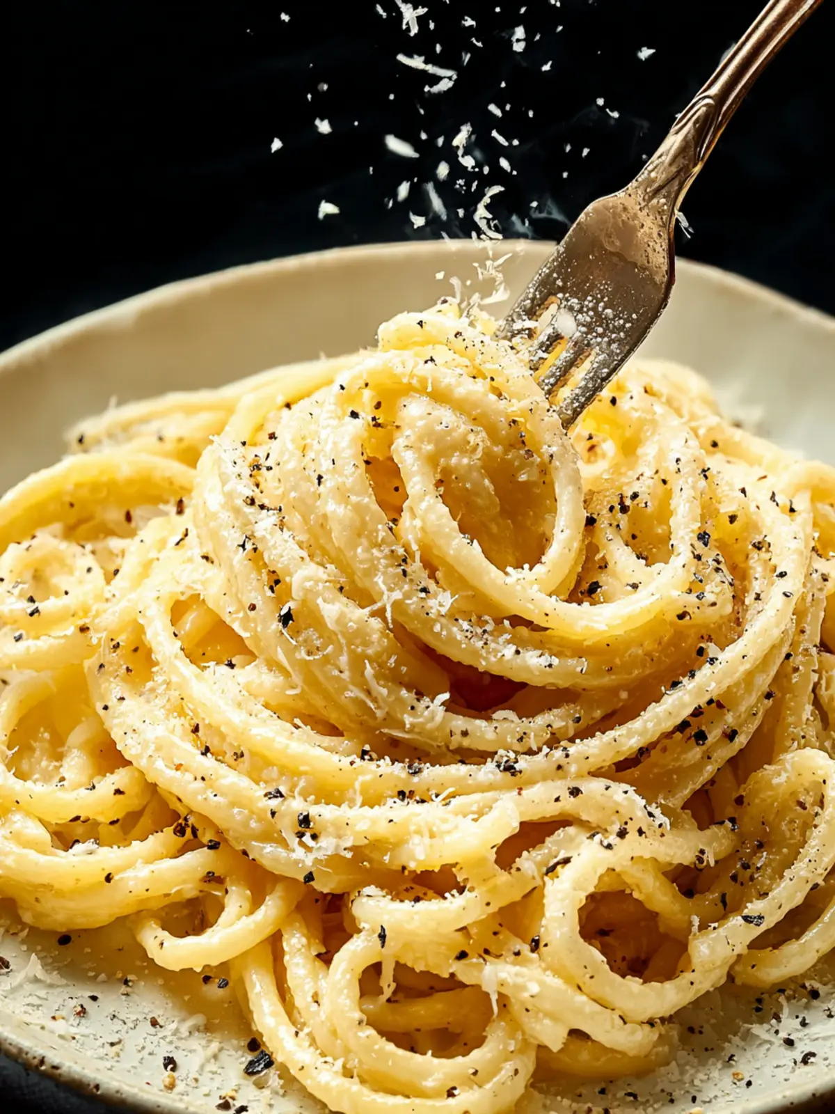 Indulge in Authentic Cacio e Pepe: A Creamy Delight First Image
