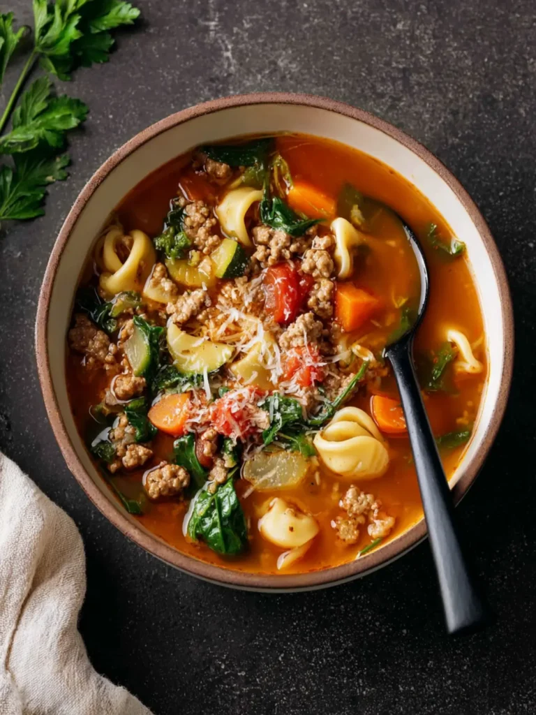 Italian Ground Turkey Soup First Image