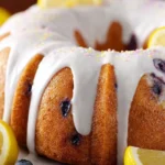 Lemon Blueberry Bundt Cake First Image