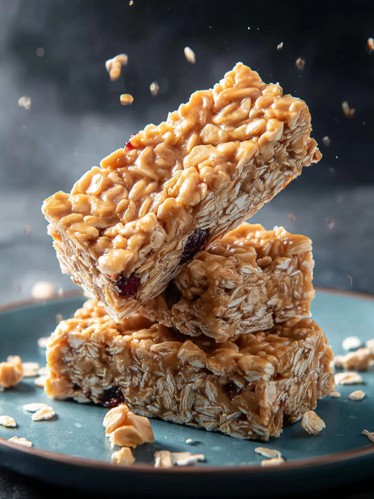 Peanut Butter Granola Bars – 3 Ingredient! First Image
