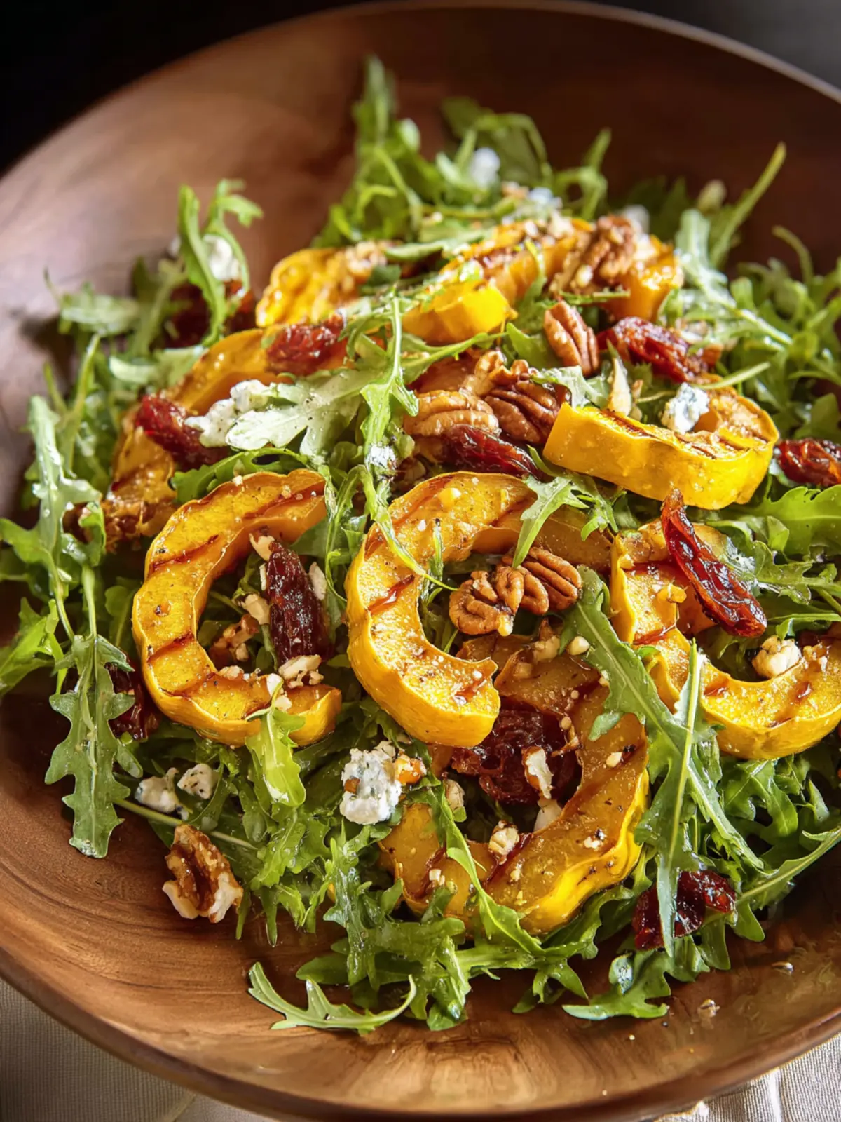 Roasted Delicata Squash Salad with Arugula & Dates First Image