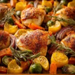 Sheet Pan Chicken and Veggies First Image