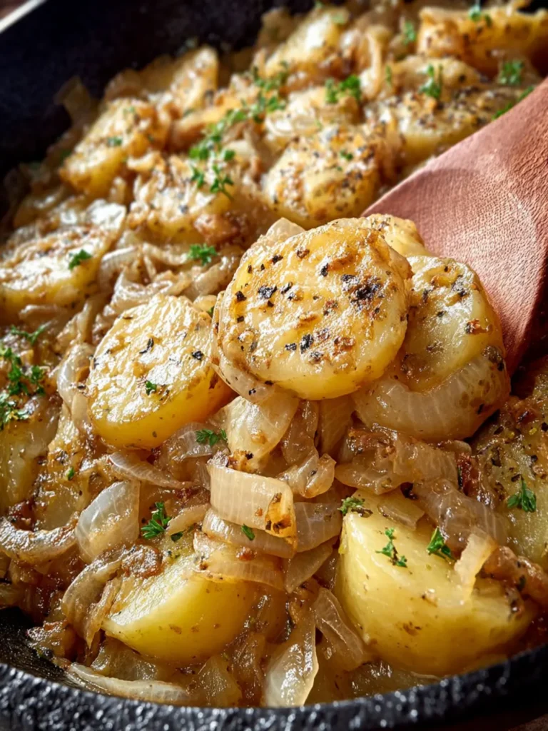 Smothered Potatoes and Onions First Image