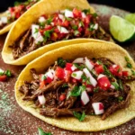 Spicy Shredded Beef Street Tacos First Image