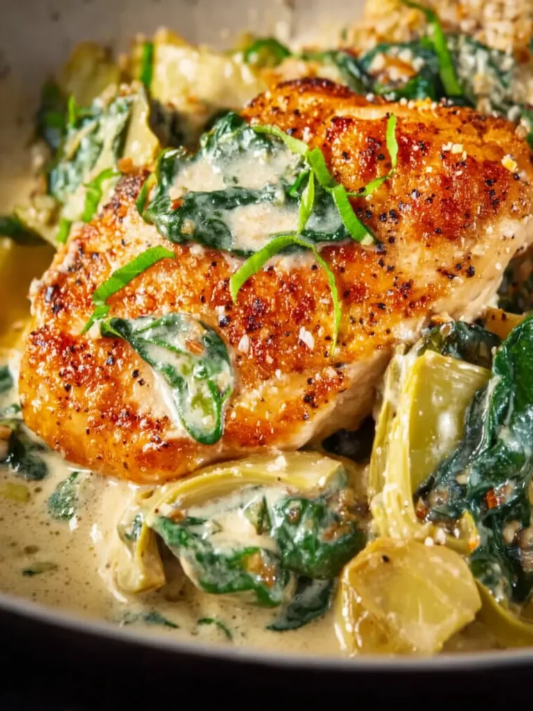 Spinach Artichoke Chicken First Image