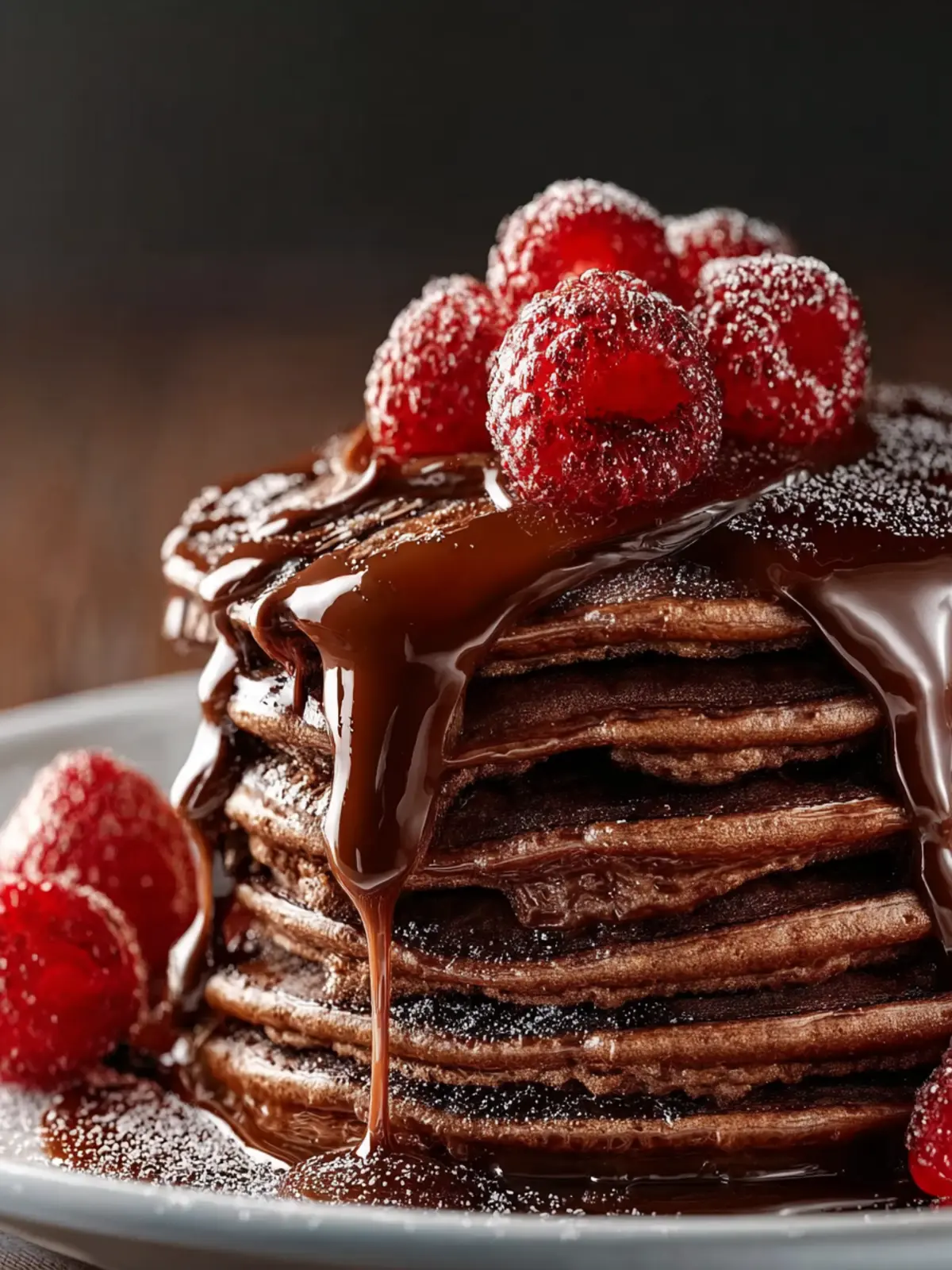 Chocolate Pancakes First Image