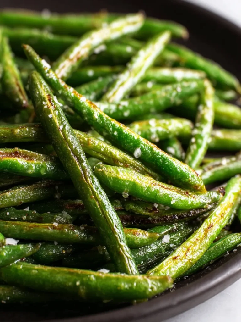 Air Fryer Roasted Green Beans Recipe First Image