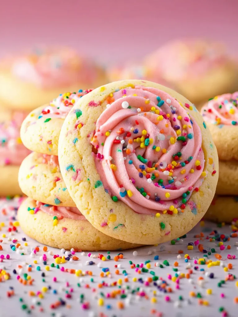 Copycat Crumbl Confetti Cookies First Image