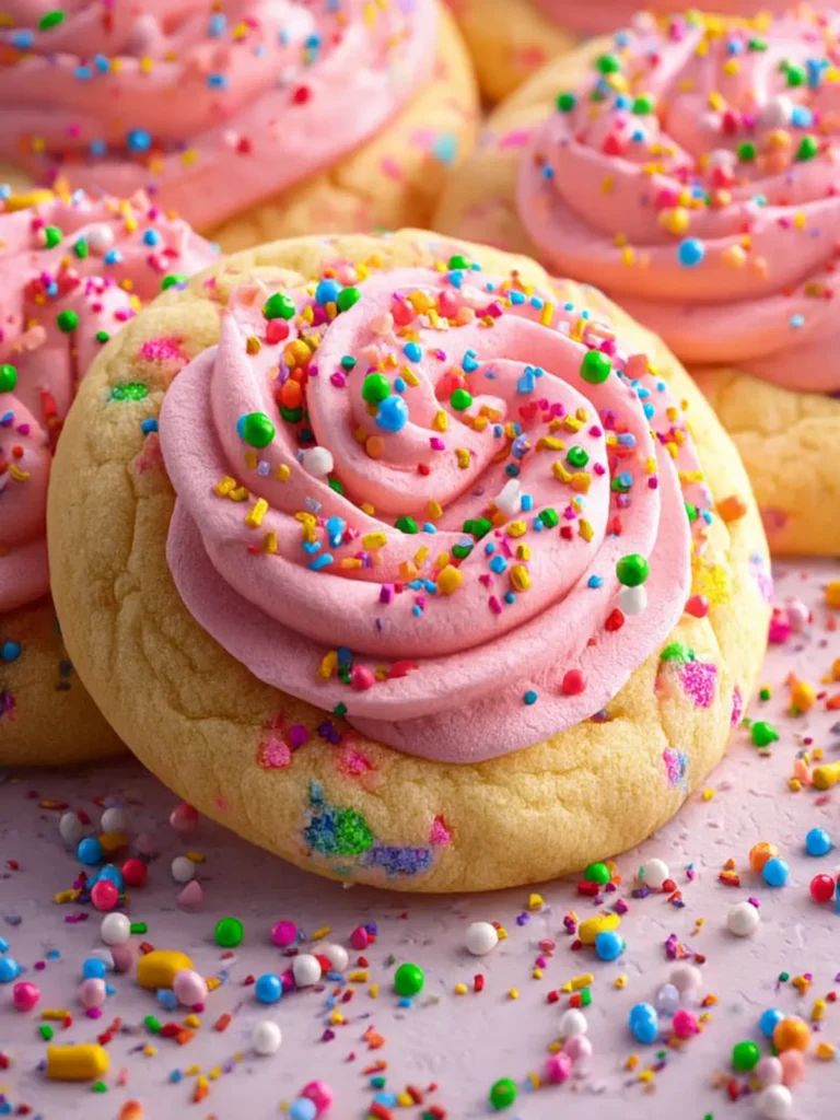 Copycat Crumbl Confetti Cookies First Image