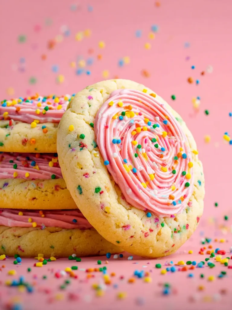 Copycat Crumbl Confetti Cookies First Image