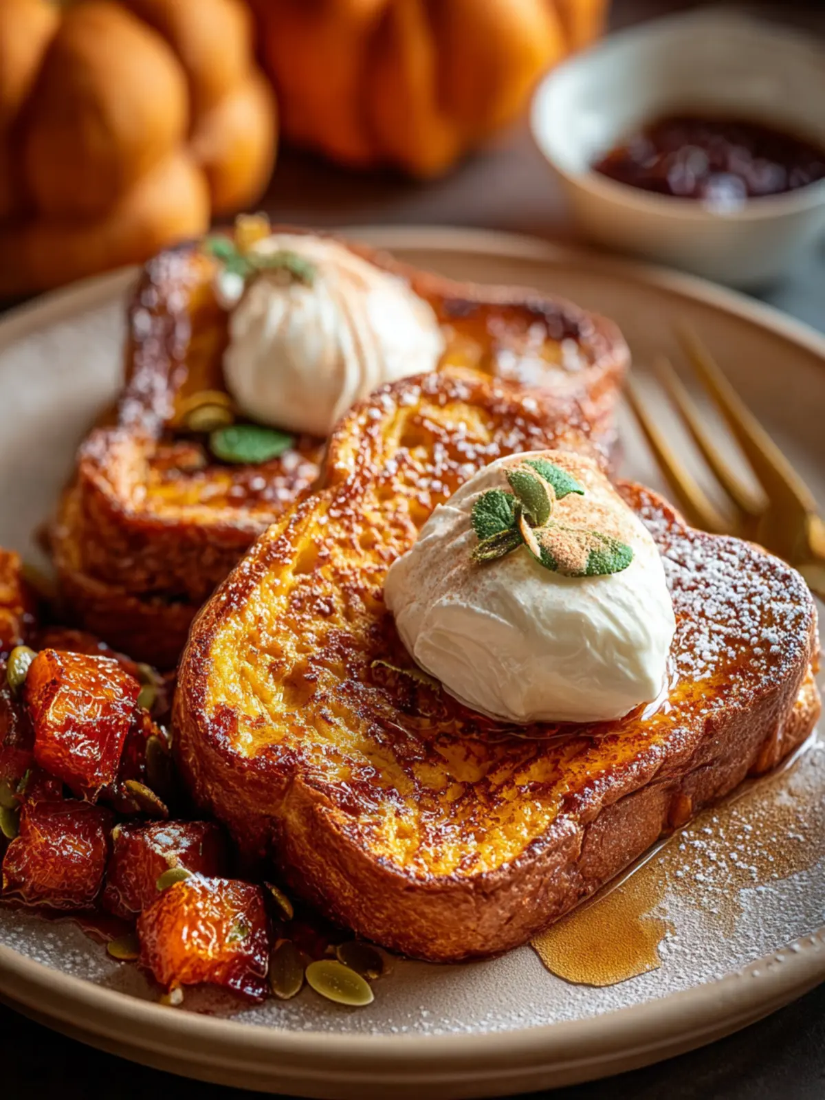 Cozy Pumpkin French Toast Recipe for Perfect Fall Mornings First Image