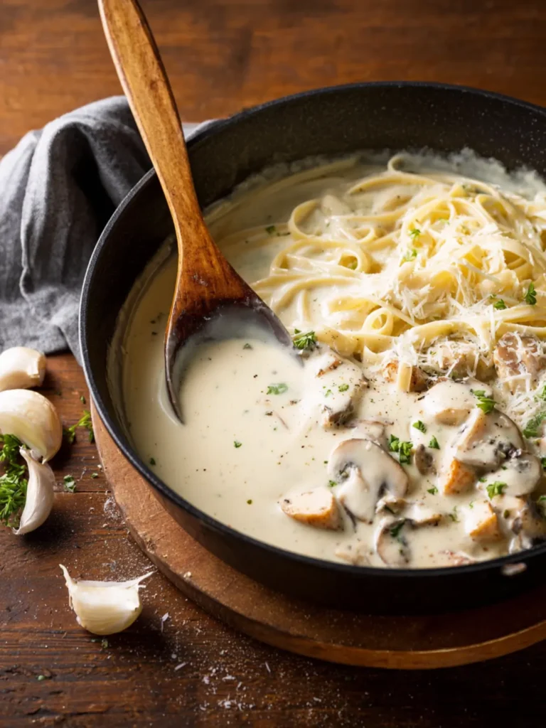 Homemade Alfredo Sauce First Image